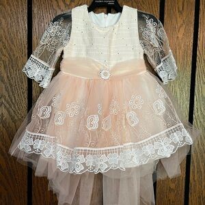 Peach Lace Kids Costume